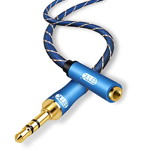 Aux Extension Cable,EMK 3.5mm Audio Extension Cable Male to Female[24K
