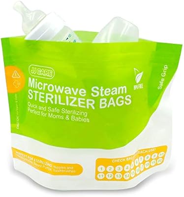 sterilize baby bottles in microwave