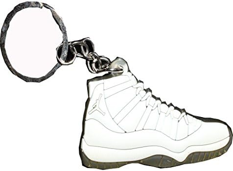One Stop Discount Shop - Air Jordan 11 Basketball Jumpman Key Chain in White