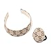 Girliber handmade headband and Hair elastic, hair accessories (Headband), 1 Brown