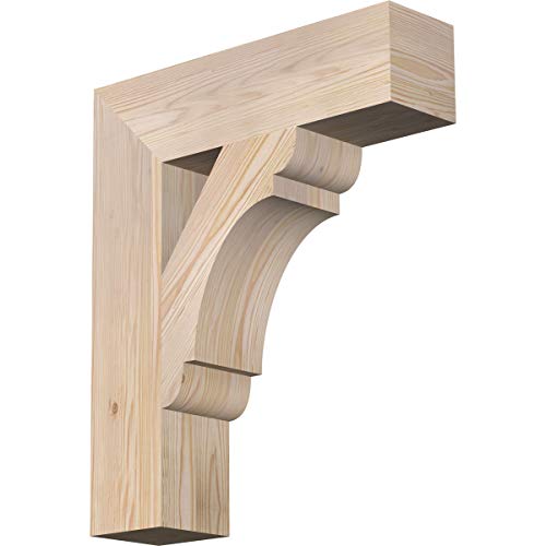 Ekena Millwork BKT06X22X26OLY05SDF Olympic Block Smooth Bracket, Douglas Fir
