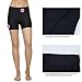 4ucycling Women's Cycling Shorts 3D Padded Brief Underwear Black