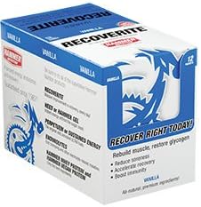 Hammer Nutrition Recoverite Flavor Vanilla 12 Count Box, Single Packets