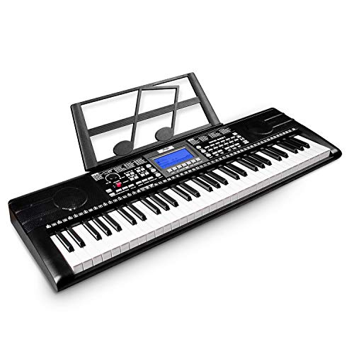 Mugig MKB-8891 61-key Keyboard Piano, Portable Electric Keyboard Piano with Sheet Music Stand, 3 Intelligent Education Teaching Mode, Dual Power Supply - Thumbnail 6