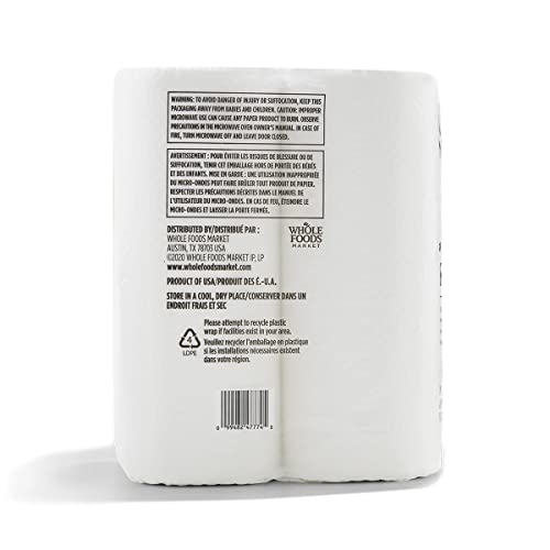 365 by Whole Foods Market, Paper Towels 75 Sheet jumbo Rolls 6 Count