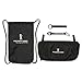 Piggyback Rider Accessory Pack (Black) Includes Carry Bag, Water Bottle Holder, Mud Flap, Selfie Stick Holder for Adventures of Hiking, Travel, Concerts