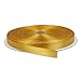 Topenca Supplies 1/2 Inches x 50 Yards | Double Face Solid Satin Ribbon Roll | 50 Yards Gold Satin for Gift Wrapping, Hair, Wedding, Sewing, and Craft