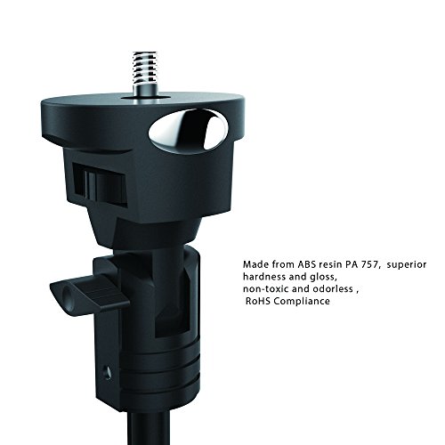 Fugetek FT-568 Professional High End Selfie Stick Monopod, For Apple, Android, & DLSR Cameras, Removable Wireless Bluetooth Remote, Black, (Renewed) - Thumbnail 2