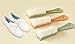 Qingsun 3 Pcs Plastic Handle Clothes Cleaner Shoes Scrubbing Cleaning Brush