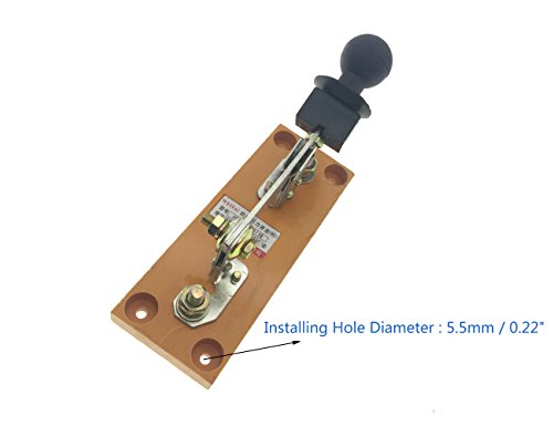 AC 400V 200A Single Throw Electric Brake Open Type Safety Knife Switch SPST - Thumbnail 2