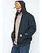 Carhartt Men's Rain Defender Rutland Thermal Lined Hooded Zip Front Sweatshirt 100632,Black,Large