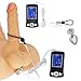 Electric Anal Plug and Penis Ring, Greenpinecone Luxury Electric Anal Plug Set 32 mm and 25 mm,Electric Shock Butt Plug for Nerve Stimulation, with 2 Pcs Adjustable Electro Sex Cock Rings and Wires