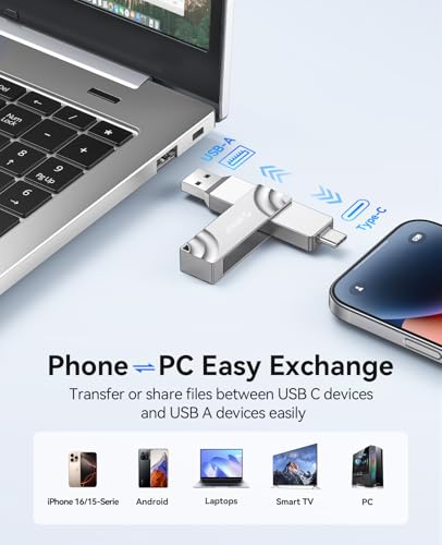 ORICO 1TB Externe SSD, SSD Externe Festplatte mit bis zu 1050 MB/s, USB C External Solid State Drive for iPhone 16/Android Telefon/PS4/Tablet/Mac/Windows OG201 thumbnail 3