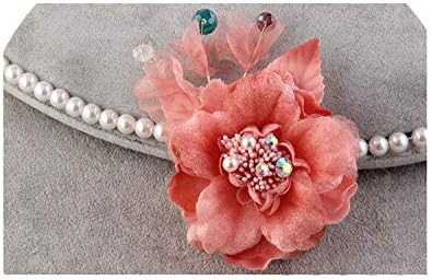 henyangsh Lady Brooches Fabric Style Pin Flower Pins for Dress Party Elegant Hair Clips Accessories