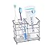Aiduy Toothbrush Holder, Toothbrush Toothpaste Holder Stand Bathroom Organizer Rack - Stainless Steel