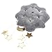 LIOOBO Baby Crib Mobile Decor Plush Cloud Star Moon Baby Bed Art Mobile Baby Photography Props Nursery Baby Rattle Mobile (Grey)