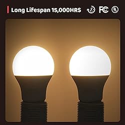 OREiN A19 LED Light Bulb, Enclosed Fixture