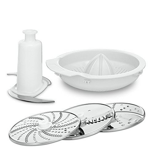 Gourmia GR1100N Gourmet Grade 14 Cup Food Processor Ultra Quiet Powerful Heavy Duty Motor, White