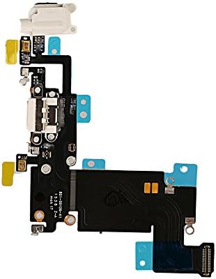 FirefixTM Charging Port Dock Connector Flex Cable + Microphone + Headphone Audio Jack Replacement Part for iPhone 6s Plus 5.5" White