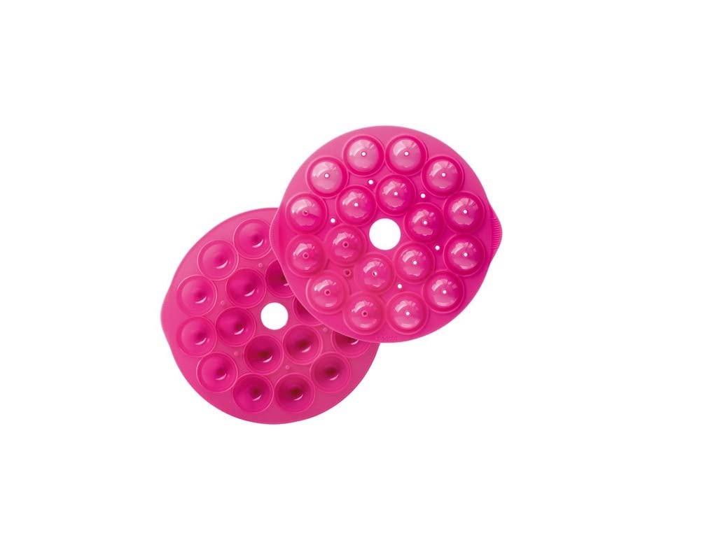 Lékué 500 ml 18 Cavity Cake Pops Tray, Pink