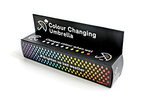 Suck-UK-Color-Colour-Change-Folding-Travel-Umbrella-Lightweight-Weatherproof-Unisex-Adult-Multi