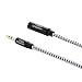 [2-Pack]3.5mm Headphone Extension Cable 0.9M,CableCreation 3 Feet 3.5mm Male to Female Stereo Audio Extension Cable Adapter with Gold Plated Connector,Black and White