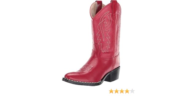 red bottom cowboy boots