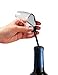 Metrokane Rabbit Wine Aerator Pourer with Wine Bottle Stopper Set Silver