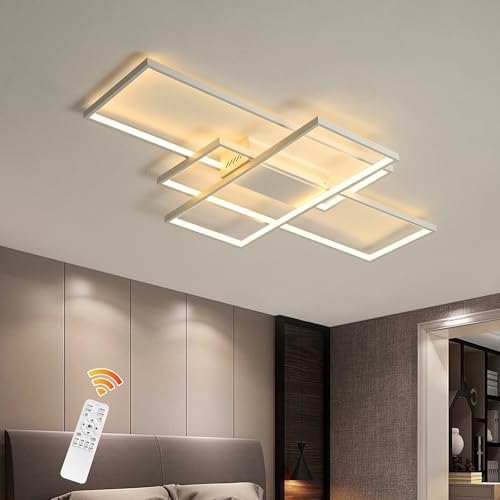 Jaycomey Ceiling Light Dimmable LED Chandelier with Remote Control