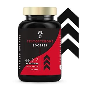 Testosterone-Booster-for-Men-Strength-Energy-Performance-Reduces-Fatigue-Contributes-to-Normal-Test-Levels-Fenugreek-Ginseng-Maca-Zinc-B6-90-Vegetable-Capsules-UK-VEGAN-CertifiedN2-Natural-Nutrition Testosterone Booster for Men. Contributes to Normal Test Levels. Fenugreek, Maca, B6, Ginseng, Zinc, L-Taurine, Black…
