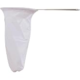 5.3&rdquo; Large Reusable Thai Tea Filter &ndash; Traditional Cloth Strainer with Metal Handle for Tea, Coffee, Coconut Milk, Almond Milk, and Juice