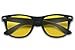 HD Night Vision Driving 80's Yellow POLARIZED Lens Wayfarer Style Sunglasses