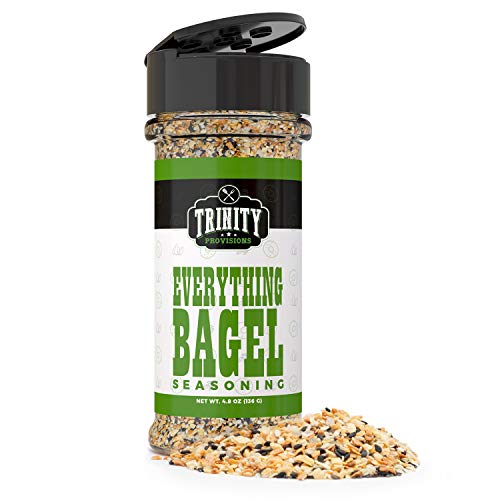 Trinity Provisions Everything Bagel Seasoning - Flavorful Spice Blend with Onion, Garlic, Salt, Sesame & Poppy Seeds - Gift Friendly Shaker Bottle for Chefs and Cooking Enthusiasts - Thumbnail 7