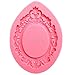 Anyana Vintage victorian Picture oval royal Frame Photo mirror mould cake Fondant gum paste mold for Sugar paste gumpaste designer cupcake decorating topper decoration sugarcraft decor