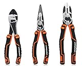 VANQUISH 3192 Professional Pliers Set 3-Piece, Wire