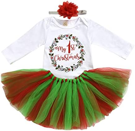 Baby Girl Thanksgiving Outfit Bodysuit+Tutu Skirt+Leg Warmer+Bunny Headband Set