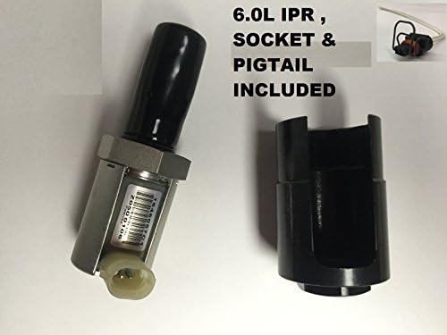 DieselDestruction NEW FORD DIESEL 6.0L 09/2003-10 IPR VALVE Fuel Injection Pressure Regulator KIT ( IPR, SOCKET &amp; PIGTAIL )