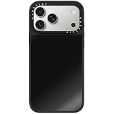 CASETiFY Mirror iPhone 17 Pro Max Case [Reflective/Compatible with Magsafe / 4.9 ft. 1X Military Grade Drop Protection] - Black On Black
