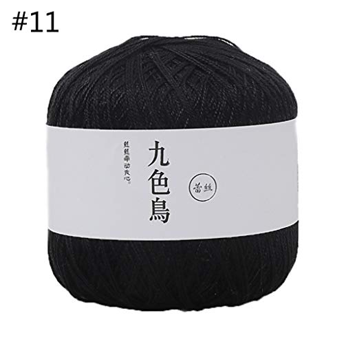 Yeahii 50g Silk Cotton Milk Crochet Yarn Baby Hand-Knitted Warm Soft Knitting Thread for Hand Knitting Supplies Knitting a Sweater - Thumbnail 4