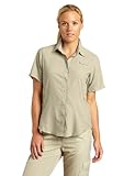 Columbia Women's Tamiami II Short Sleeve Fishing Shirt (Fossil, Small)