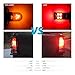 LUYED 2 X Extremely Bright 9-30v 3030 12-EX Chipsets Canbus W5W 194 168 2825 Led Bulbs,Red(Brightest 194 Led On amazon)