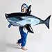 meekoo 3 Pieces Inflatable Shark Inflatable Ocean Animal Pool Toys for Beach and Party Decorations, 31.5 Inches