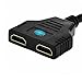 Xorastra Top-Grade High Performance 1-In-2-Out Hi-Definition 1080p HDMI Male to Dual HDMI Female Monitor Display Expansion Adapter Converter Cable