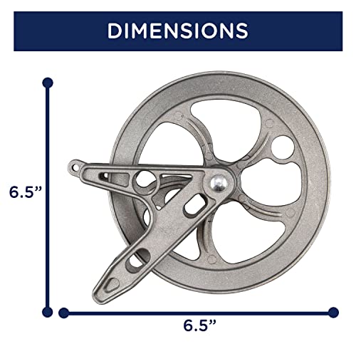 Strata Ball Bearing Style Clothesline Pulley 6.5'' Heavy Duty Metal