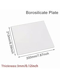 Kee Pang Borosilicate   Plato de cristal con impresión en 3D