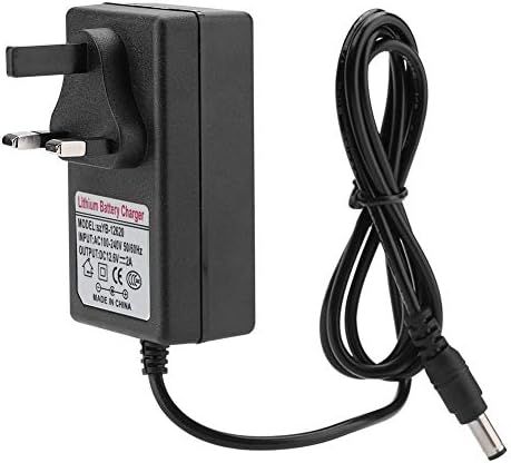 Power Adapter, DC 12.6V 2A Power Supply Adapter Replacement Charger for Lithium-ion Battery Portable Wall Charger UK Plug Adapter for Household Electronic Devices.(UK)