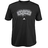 San Antonio Spurs Primary Logo Black T-shirt
