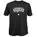 San Antonio Spurs Primary Logo Black T-shirt