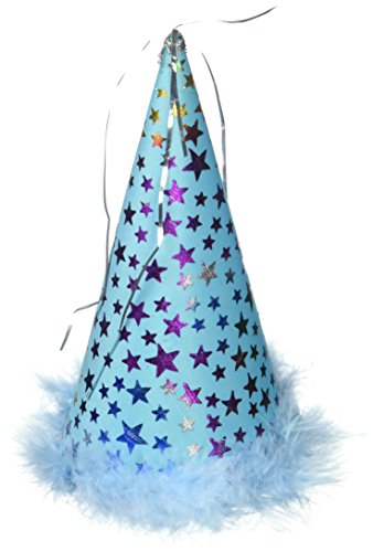 Charming Party Hat, Blue, Large