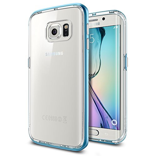 Spigen SGP11527 - Funda para Samsung Galaxy S6 Edge, Claro/Azul - Imagen 3